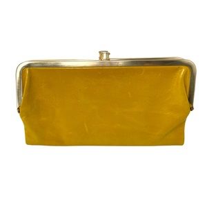 Yellow Gold Tasche Double Frame Wallet Hobo Style